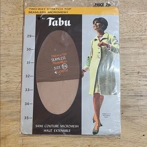 Vintage Nylon Stockings Tabu